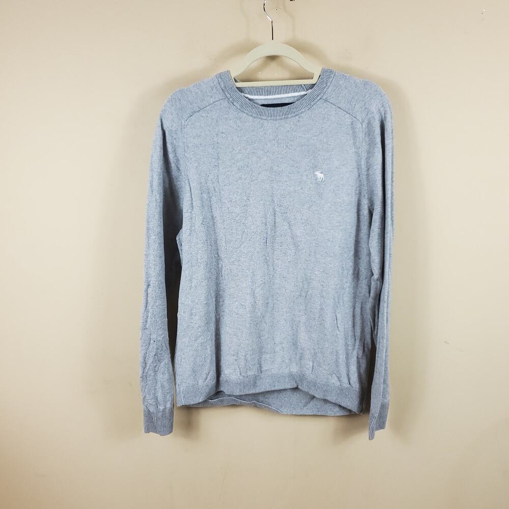 Abercrombie & Fitch Gray Crewneck Knit Sweater Size XL